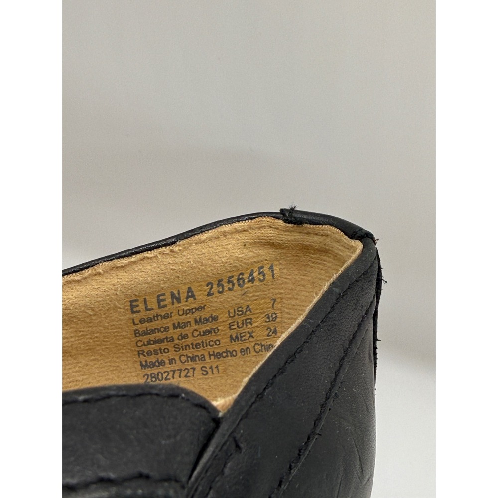 Earth Spirit Sandals Women 7 Black Leather Fisherman Mary Jane Comfort Casual - Picture 9 of 10